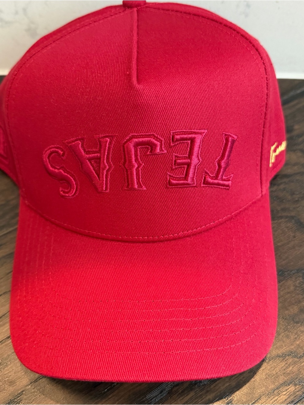 True brvnd brand Tejas Texas rangers red baseball hat